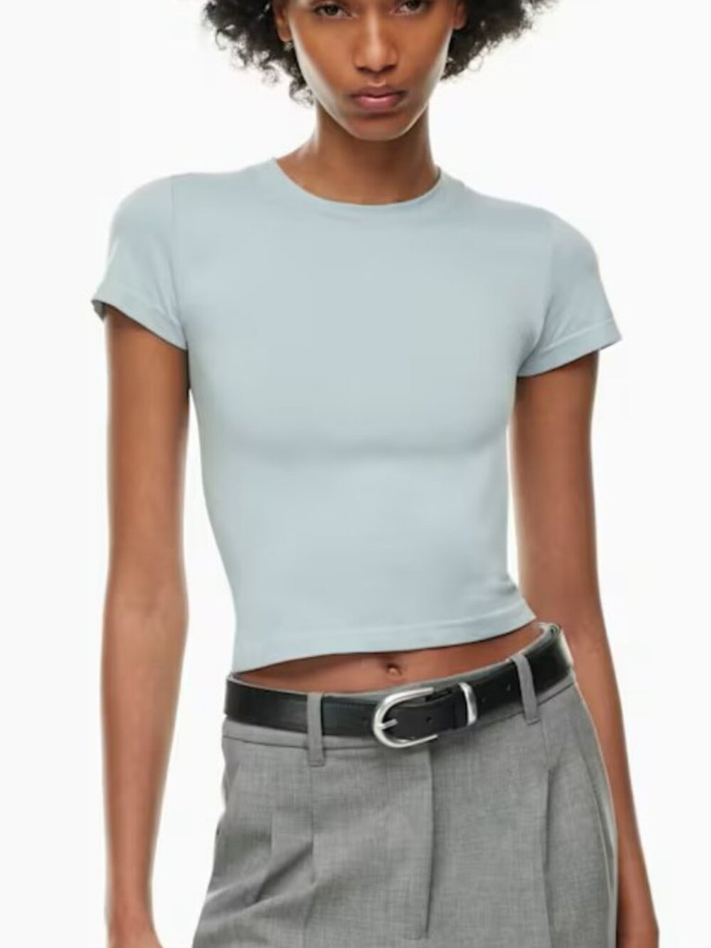 Aritzia Blue Smooth Seamless Willow Hip T-Shirt